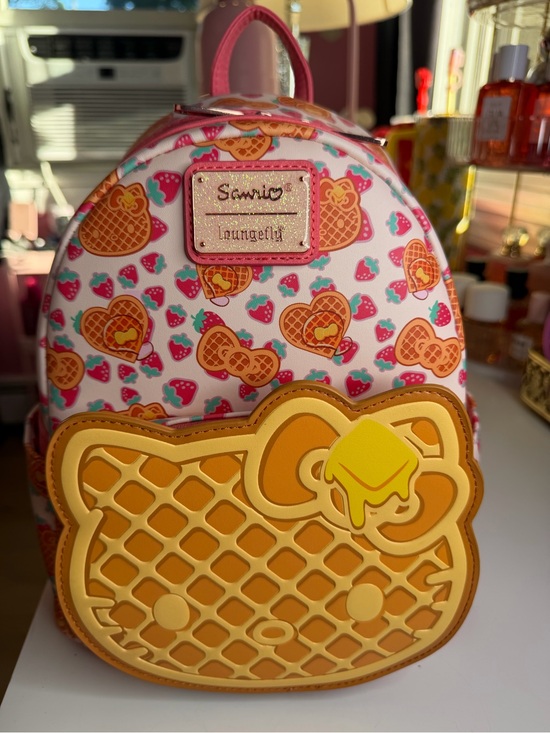 Loungefly Handbags - Loungefly Hello Kitty Waffle Mini Backpack